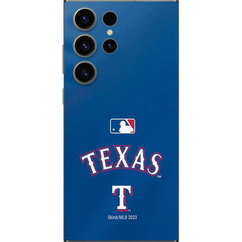MLB Texas Rangers Alternate/Away Jersey Galaxy S25 Ultra Skin